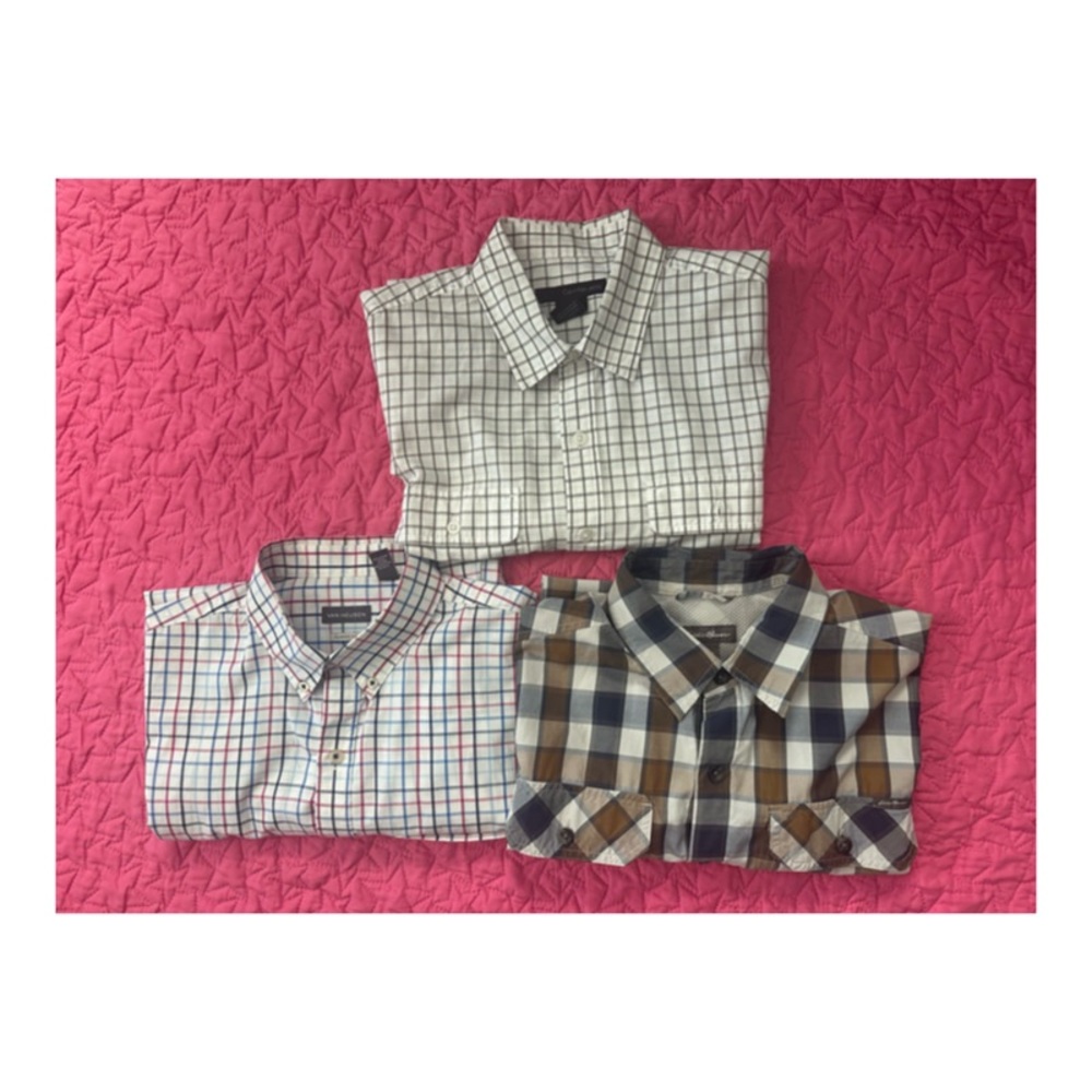 set of three short-sleeved shirts, size M